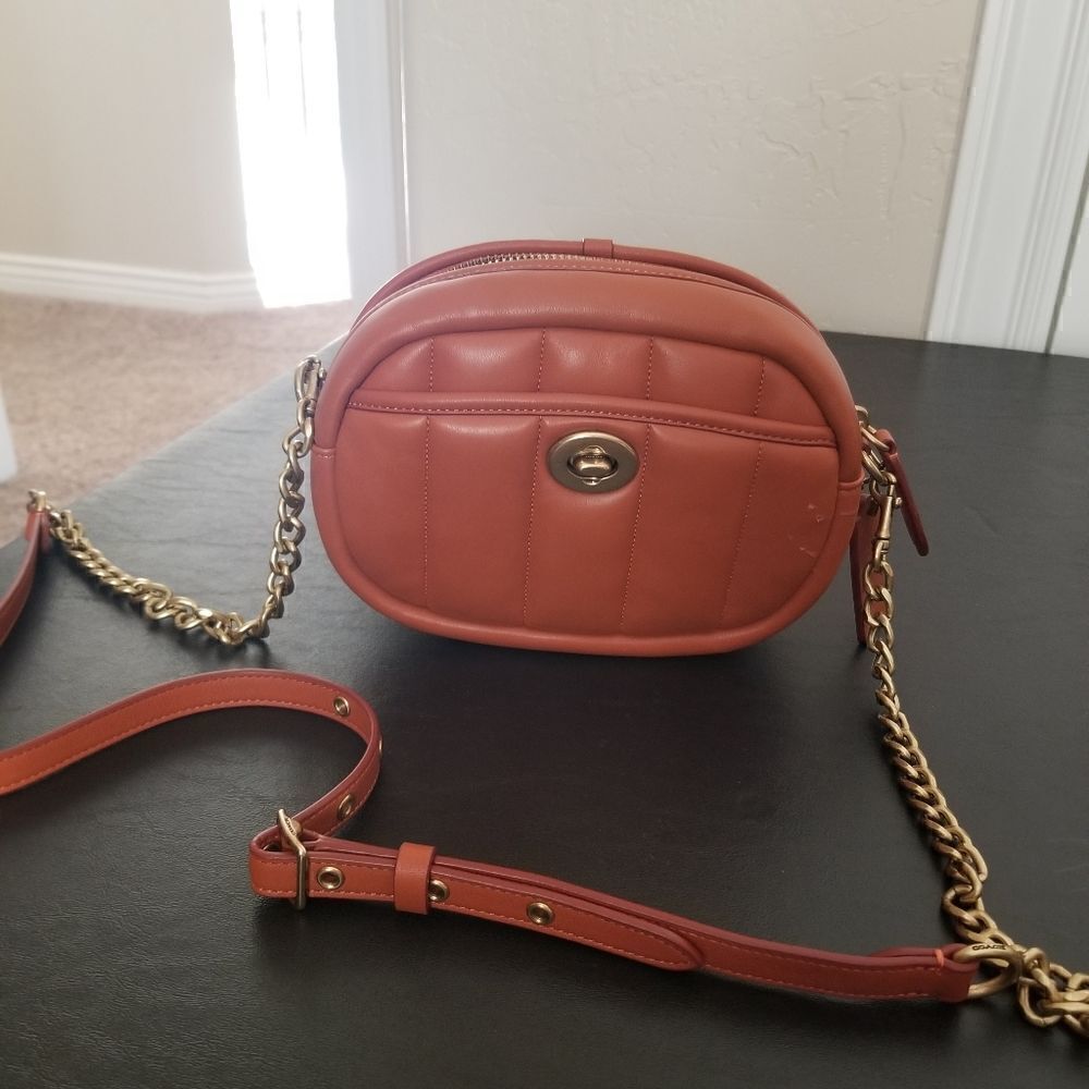 NWOT Coach Quilted Camera Bag